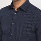 Parx Blue Casual Shirt