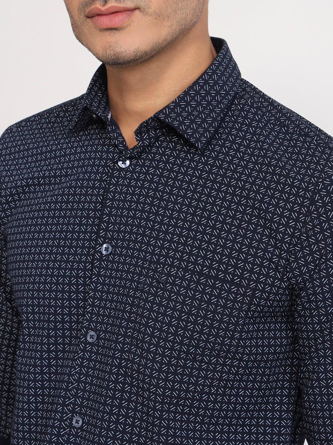 Parx Blue Casual Shirt