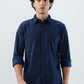 Parx Blue Casual Shirt