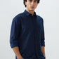 Parx Blue Casual Shirt