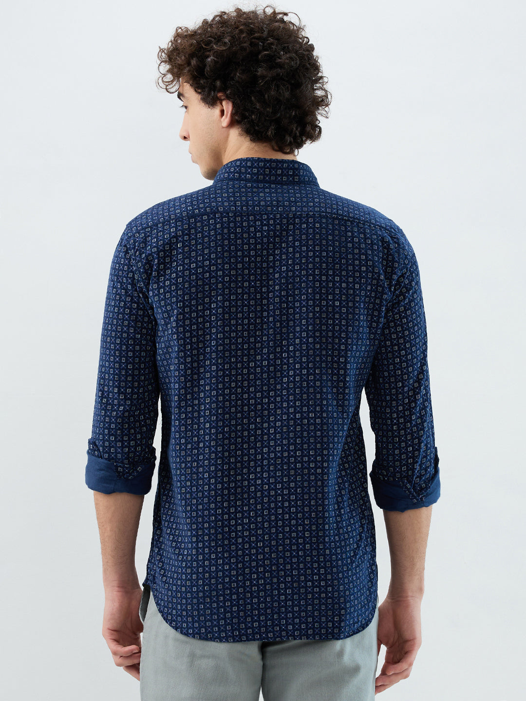 Parx Blue Casual Shirt