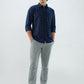Parx Blue Casual Shirt