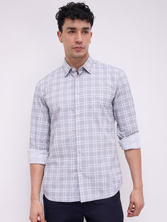 Parx Grey Casual Shirt
