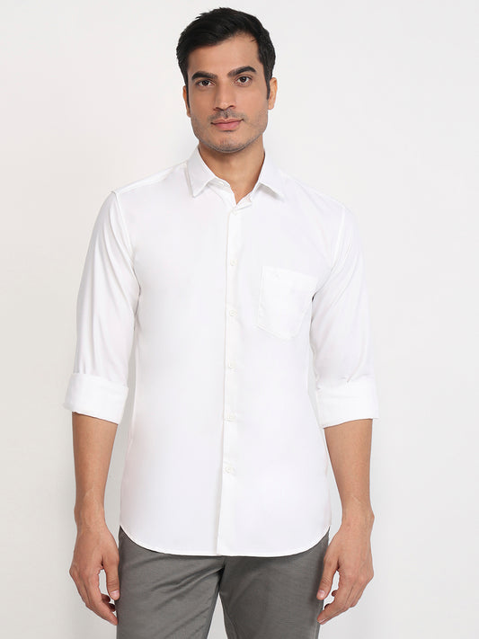 Parx White Casual Shirt
