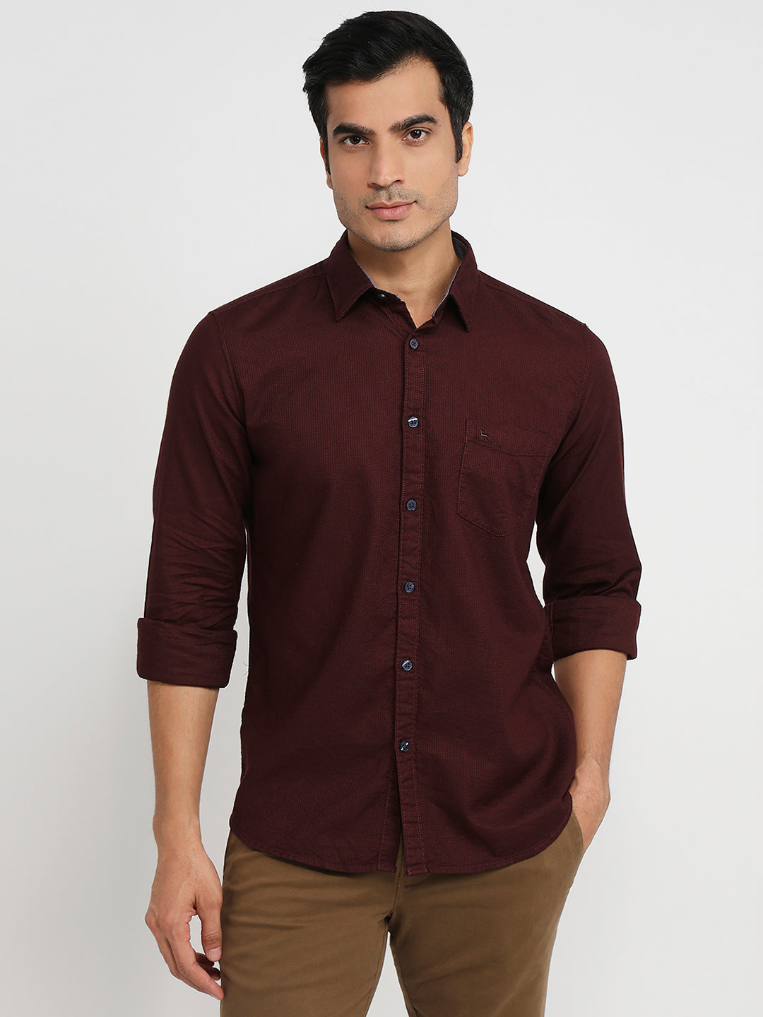 Parx Red Casual Shirt