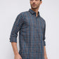 Parx Blue Casual Shirt