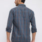 Parx Blue Casual Shirt