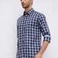 Parx Blue Casual Shirt