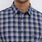 Parx Blue Casual Shirt