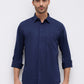 Parx Blue Casual Shirt