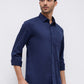 Parx Blue Casual Shirt