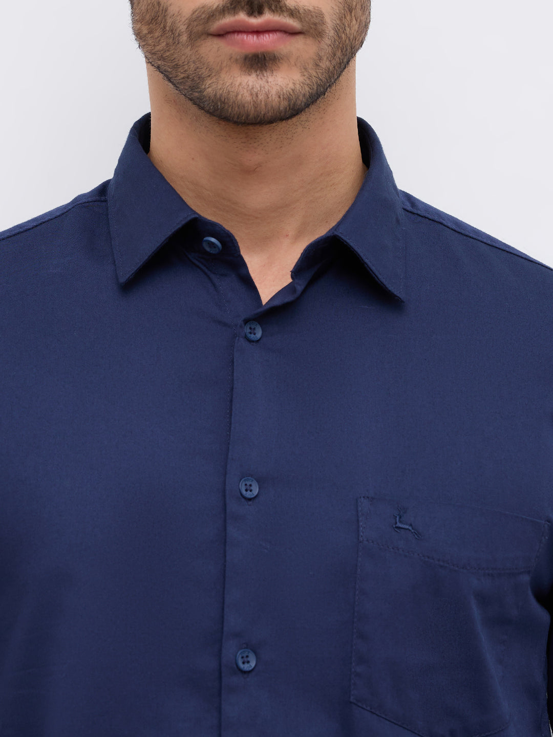 Parx Blue Casual Shirt