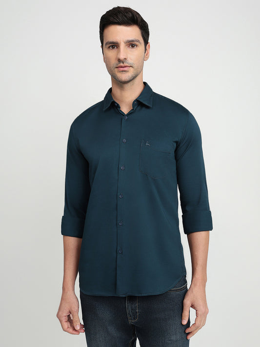 Parx Blue Casual Shirt 