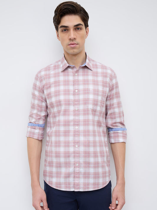 Parx Maroon Casual Shirt