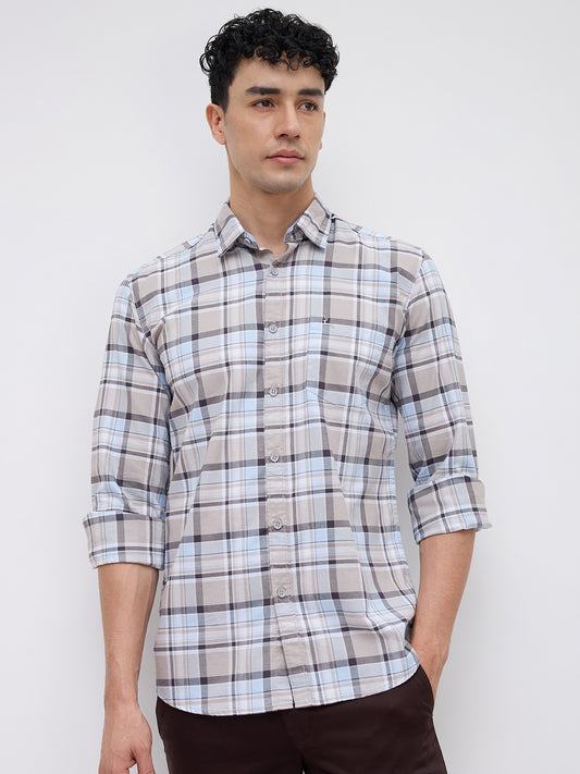 Parx Grey Casual Shirt