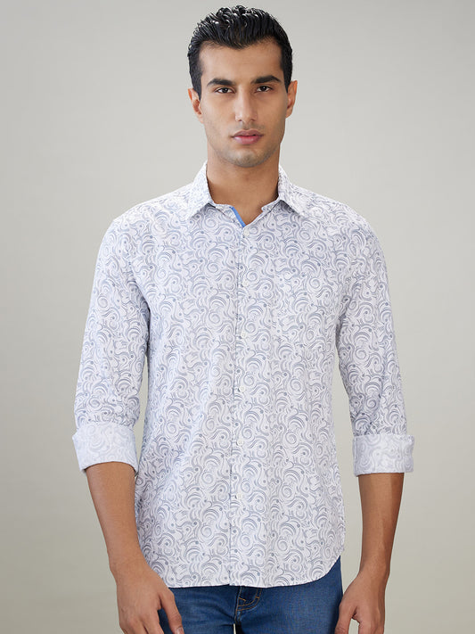 Parx White Casual Shirt 