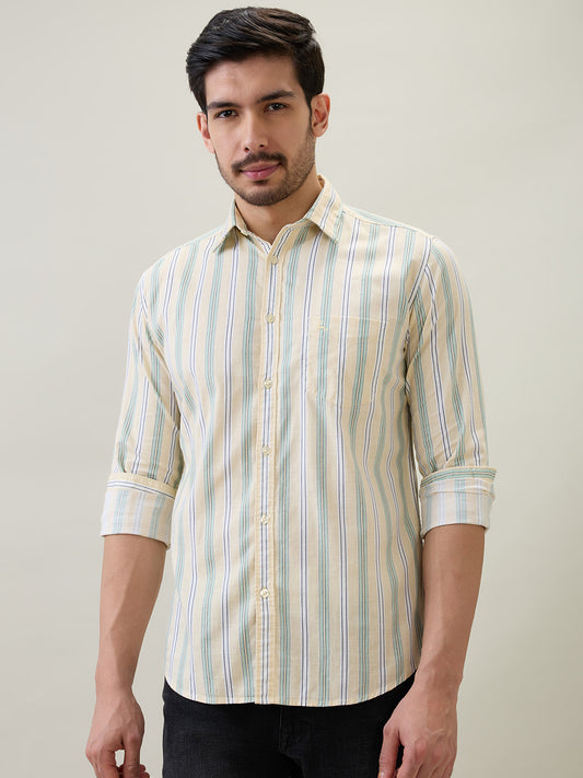 Parx Yellow Casual Shirt 