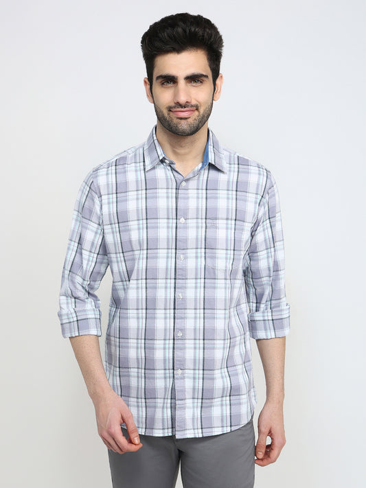 Parx Purple Casual Shirt 