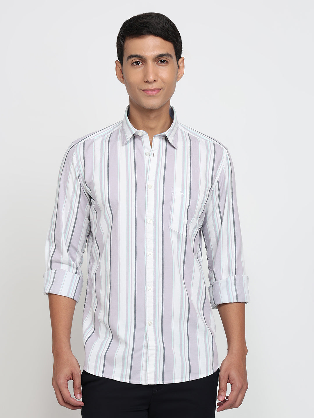 Parx Violet Casual Shirt