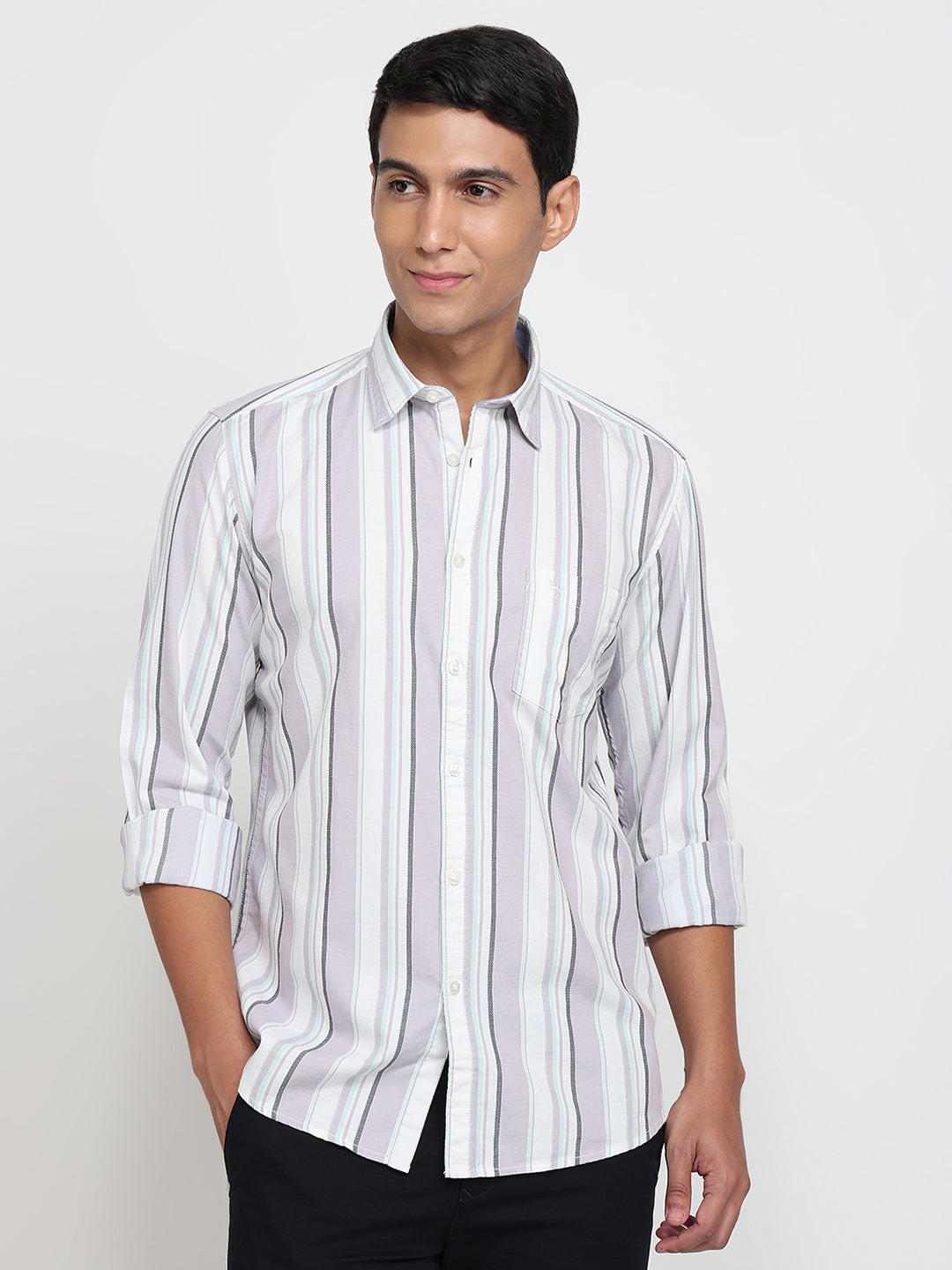 Parx Violet Casual Shirt