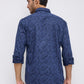 Parx Blue Casual Shirt