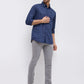 Parx Blue Casual Shirt
