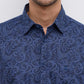 Parx Blue Casual Shirt