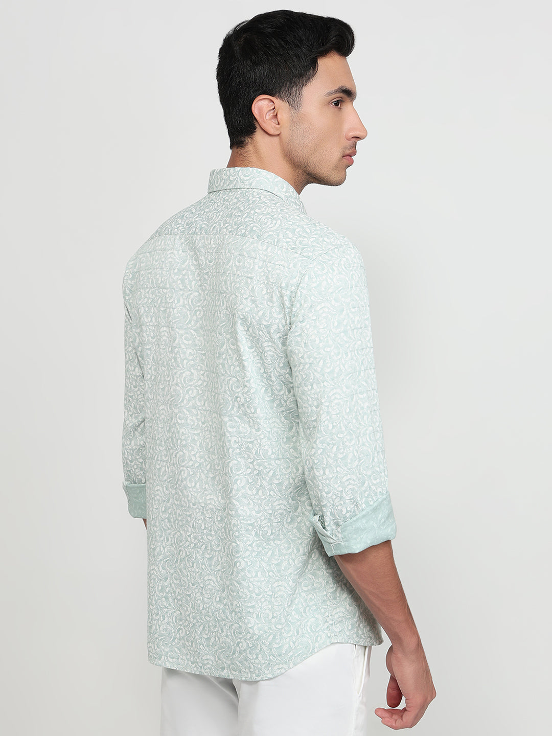 Parx Blue Casual Shirt