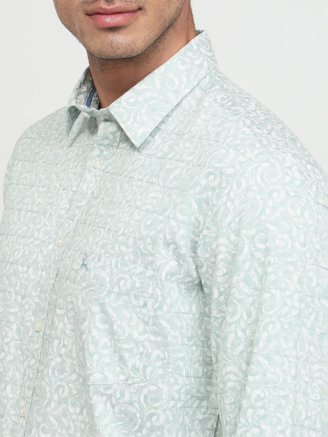 Parx Blue Casual Shirt