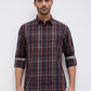 Parx Maroon Casual Shirt