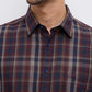 Parx Maroon Casual Shirt