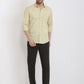 Parx Men Khaki Printed Slim Fit Cotton Casual Shirt