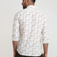 Parx Men Brown Printed Slim Fit Cotton Casual Shirt