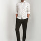 Parx Men Brown Printed Slim Fit Cotton Casual Shirt