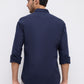 Parx Blue Casual Shirt