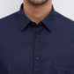 Parx Blue Casual Shirt