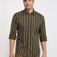 Parx Green Casual Shirt