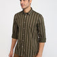 Parx Green Casual Shirt