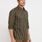 Parx Green Casual Shirt
