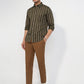 Parx Green Casual Shirt