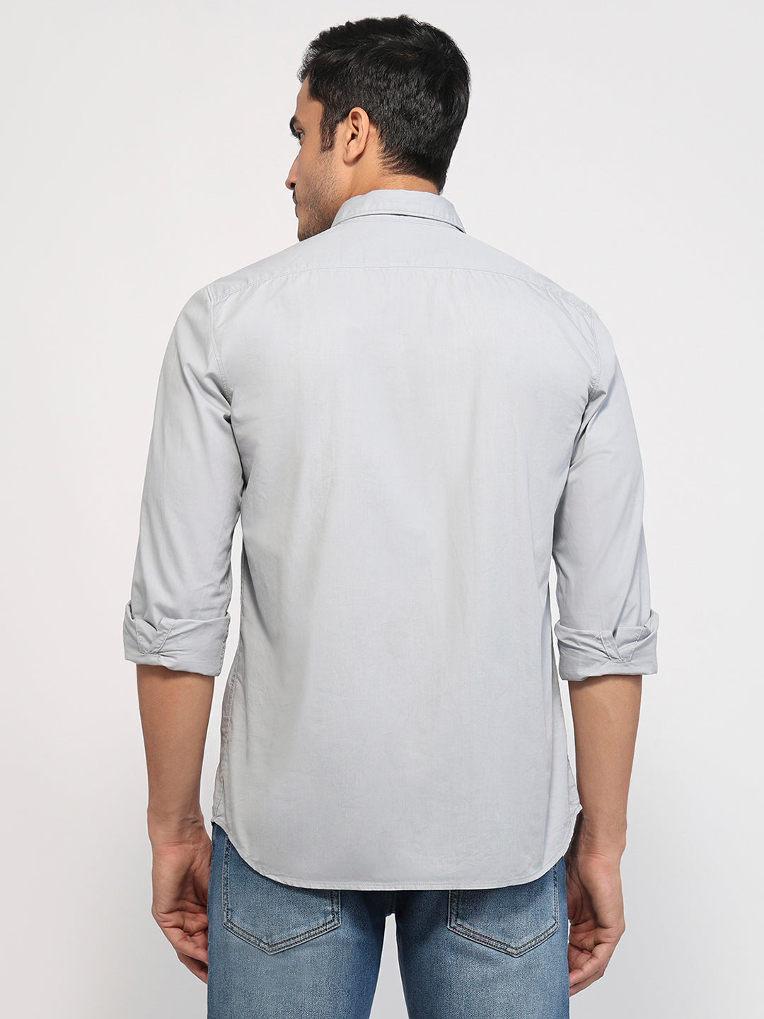 Parx Grey Casual Shirt