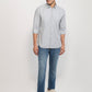 Parx Men Grey Slim Fit Solid Casual Shirt