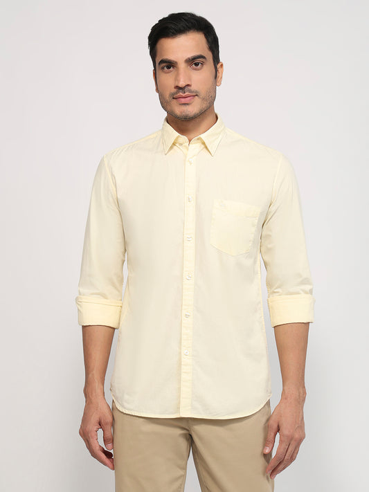 Parx Yellow Casual Shirt