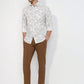 Parx Men Fawn Slim Fit Print Casual Shirt