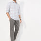 Parx Men Blue Slim Fit Checks Casual Shirt