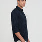 Parx Blue Casual Shirt