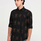 Parx Black Casual Shirt