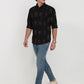 Parx Black Casual Shirt