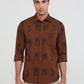 Parx Brown Casual Shirt