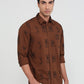 Parx Brown Casual Shirt